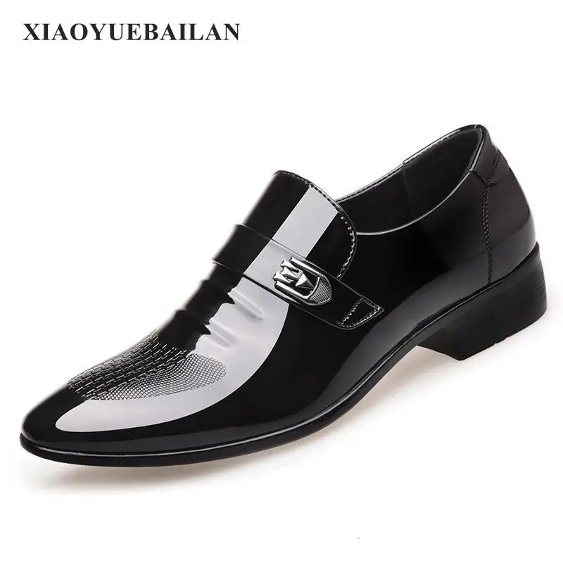 2017 новая кожа мужская обувь острый носок большой дышащий|leather leather|shoes menshoe man men |