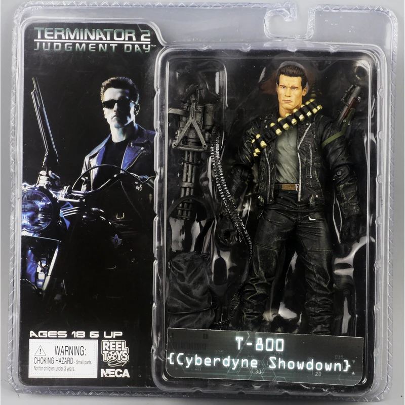 Фигурка NECA The Terminator 2 из ПВХ экшн фигурка T800 Cyberdyne Showdown игрушка 7 дюймов 18 см новая