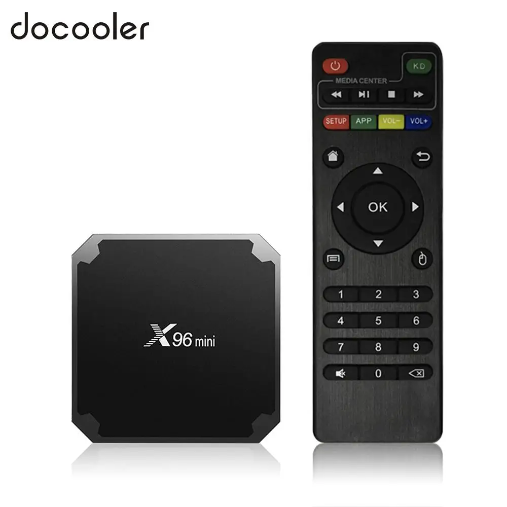 X96mini Smart tv Android 7.1.2 ТВ приставка Amlogic S905W четырехъядерный H.265 VP9 HDR10 Мини ПК 2 Гб 16 Гб DLNA WiFi LAN HD медиаплеер