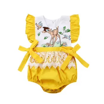 

Lace Newborn Baby Girls Summer Fairy One Pieces Romper Jumpsuit Outfit Clothes
