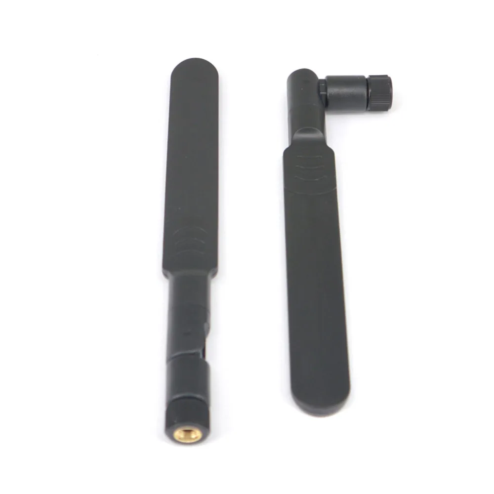 2 piece/lot Black wifi Antenna dual-band 2.4g 5.8ghz Omni 5dbi Aerial RP SMA male Connector 5.8g Antenna