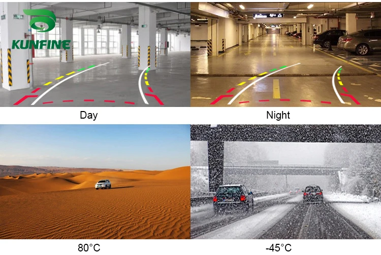 Universal Wireless Tracks CCD Rear View Camera Reverse Backup Camera Car Reversing Parking Assistance (5)