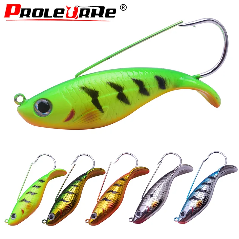 

1Pcs Winter Ice Fishing Anti Grass Wobbler Fishing Lure 85mm 21.5g Hard Bait Artificial Laser plastic Lures Pesca Fishing Tackle