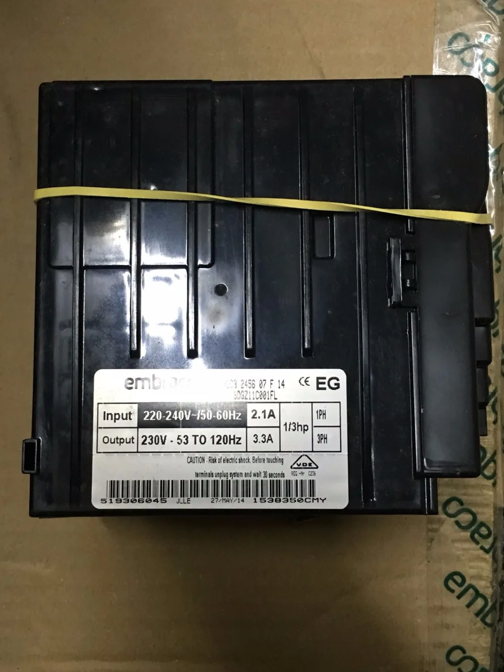 VCC2456 07F инверторная Компрессорная приводная плата 0193525122 EG оригинальная|Карты