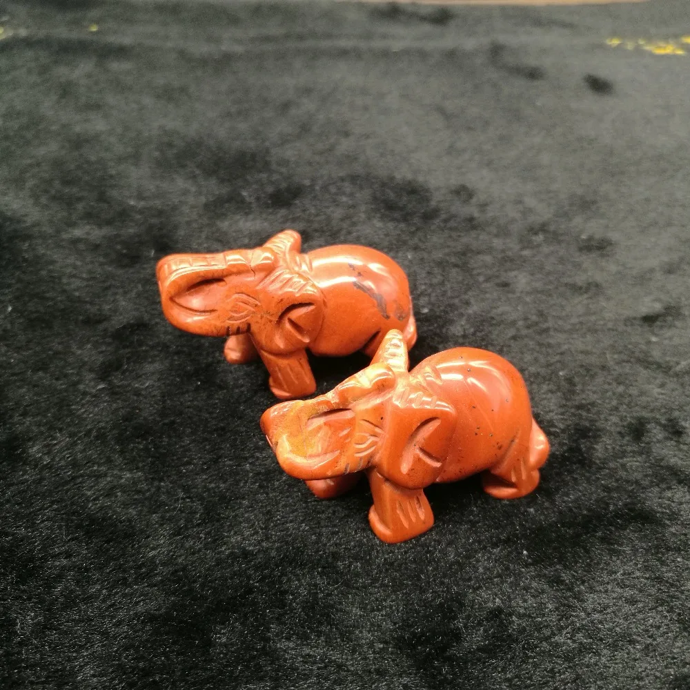 red jasper crystal hand carved elephant (3)