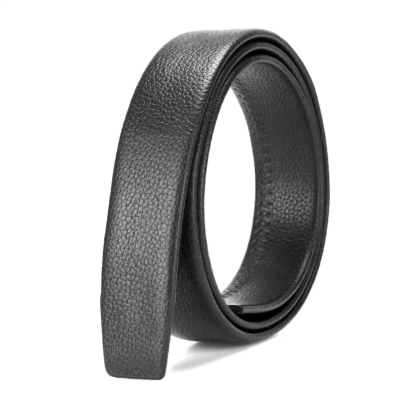 Ceinture Sans Boucle Pour Hommes Ceinture En Vrai Cuir Veritable De Grande Taille 3 5cm De Large Styliste De Ceintures Sans Boucle Pour Hommes Bonne Qualite Aliexpress