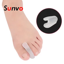 Sunvo ортопедические для Hallux вальгус палец ноги сепараторы Bunion перекрывающий корректор распорка Уход за ногами протектор боли вставки