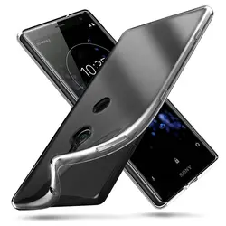 Чехол для sony Xperia XZ2 термополиуретановый Силиконовый прочный прозрачный, мягкий чехол для sony XZ2 телефон защитный чехол-накладка на заднюю