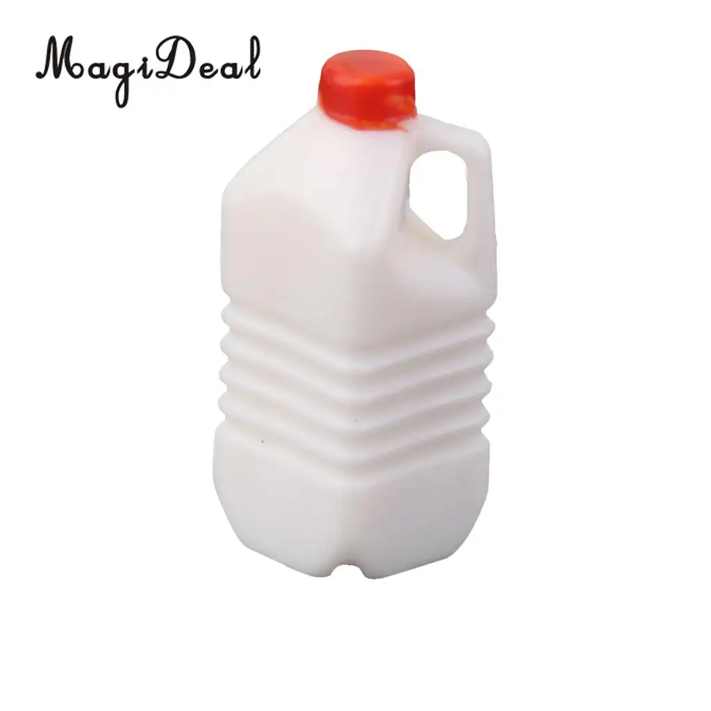 MagiDeal Simulation 1Pc PVC Miniature Milk Bottle Kitchen Food Furniture  for Dollhouse Dolls Decor Kid Pretend Play Classic Toy
