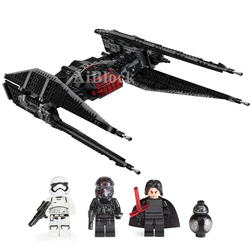 

Tie Fighter 712 Pcs Bricks Comptiable With legoing Star Wars 75179 Model Building Blocks Boys Birthday Gift Starwars Toys