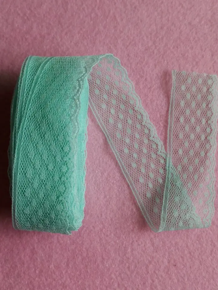 New! beautiful green lace ribbon 20 yards wide and 29mm, DIY jewelry decoration, clothing