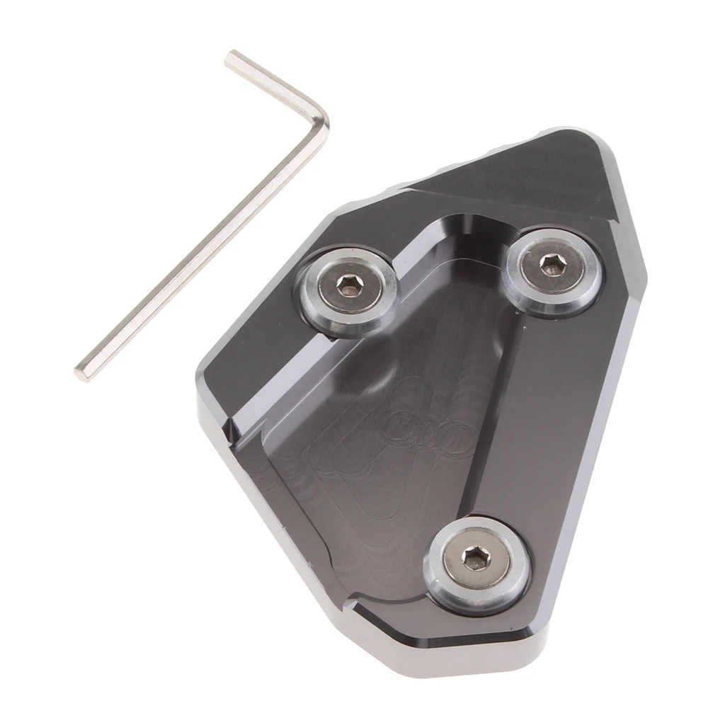 Motorcycle Kickstand Side Stand Plate Pad Base For SUZUKI GSXR1000 K9 L1-L5 2009-2017 Kickstand Extension Plate Pad 
