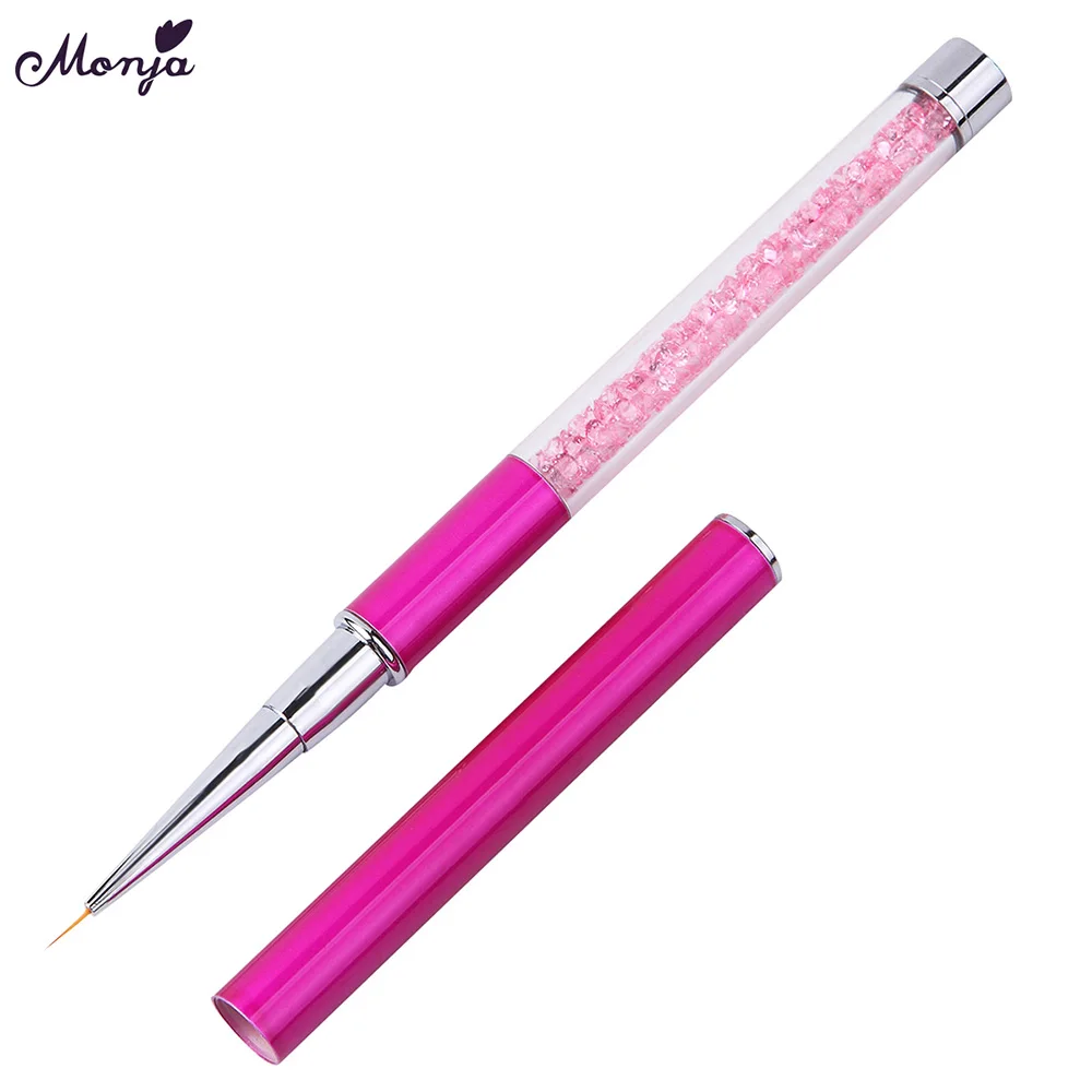 

1 Piece Nail Polish Painting Drawing Brush UV Gel Liner Rhinestone Carved Flower Phototherapy Pen Nail Art DIY Design