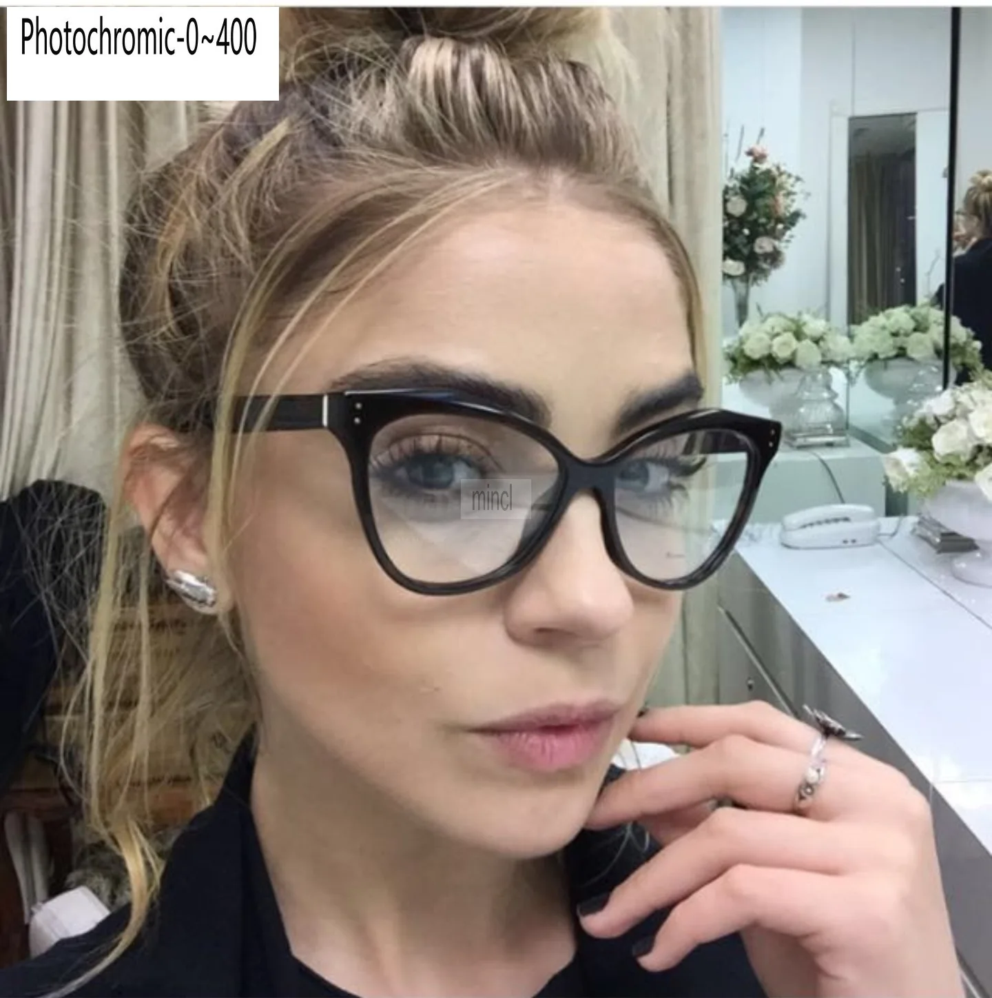 Фотохромные готовые очки для близорукости с диоптриями 2019 фоточувствительные