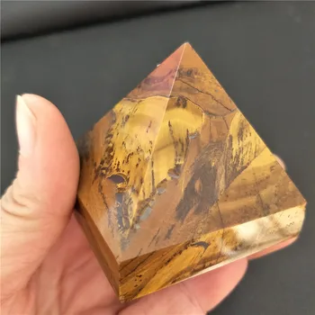 

4cm-5cm high quality tiger eye natural quartz crystal pyramid healing as gift