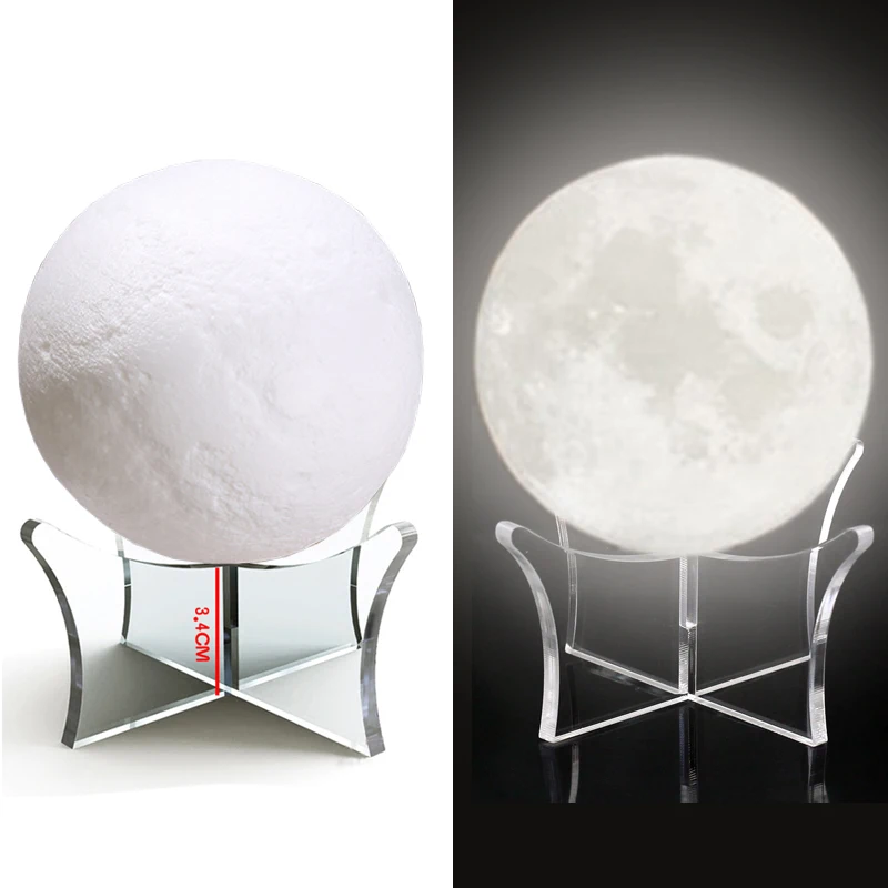 

Moonlight Lamp Moon Decorative Stationery Set Novelty 3D Light Lamp For Book Bedroom/Bathroom Fixtures Christmas Gift Halloween
