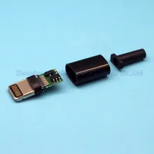 10 компл./лот 3 в 1 DIY сварочная проволока USB штекер разъем для iPhone с разъемом «папа» материнская плата с IC с оболочкой