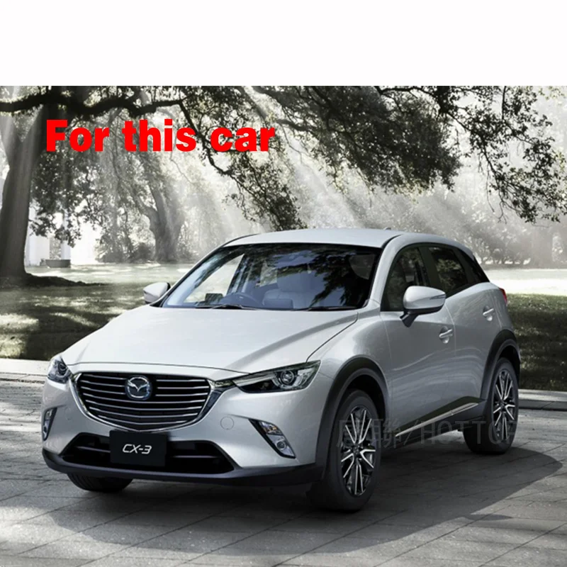 Внешний задний бампер HOTTOP из нержавеющей стали для Mazda CX 3 2016 2017 подоконники