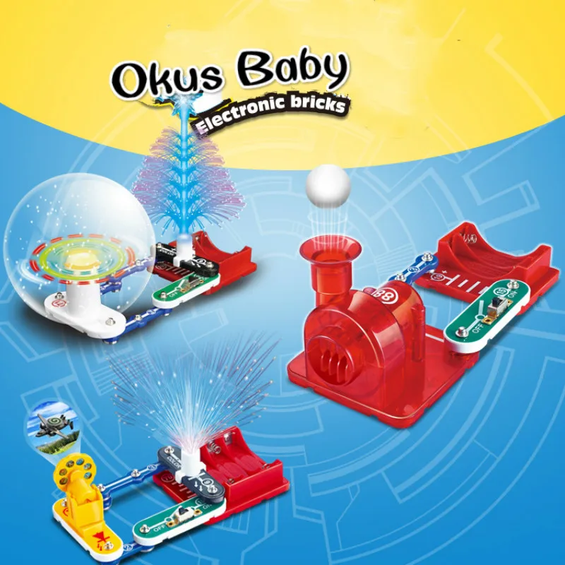 

2019 Brand New 4 Size Kinds Compound Mode Switch Circuits Electronics Discovery Kit Electronic Assembling Toys for Kids