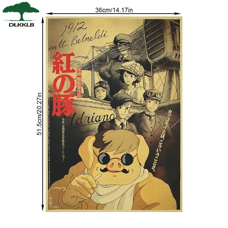 Download Dlkklb Kurenai No Buta Porco Rosso Hayao Miyazaki Vintage Poster For iPhone Free Get Wallpaper Dlkklb Kurenai No Buta Porco Rosso Hayao Miyazaki Vintage Poster Free