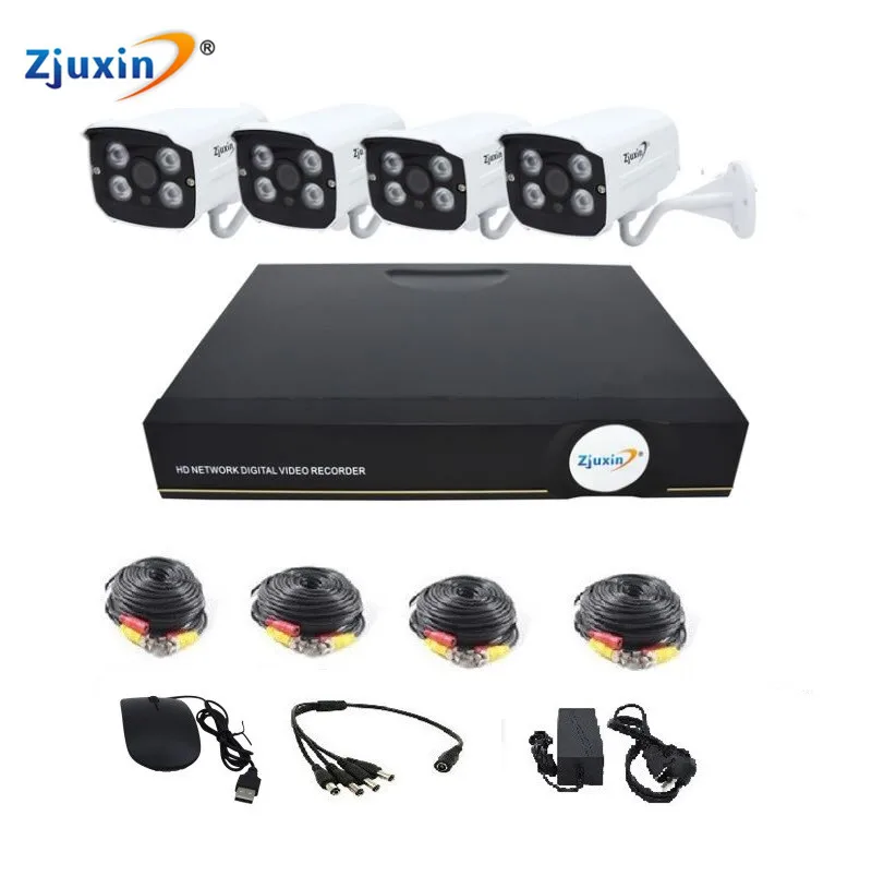 4CH КОМПЛЕКТ 720 P AHD DVR Система HD открытый Безопасности Камеры HDMI ИСПОЛЬЗОВАТЬ 1080 3.6