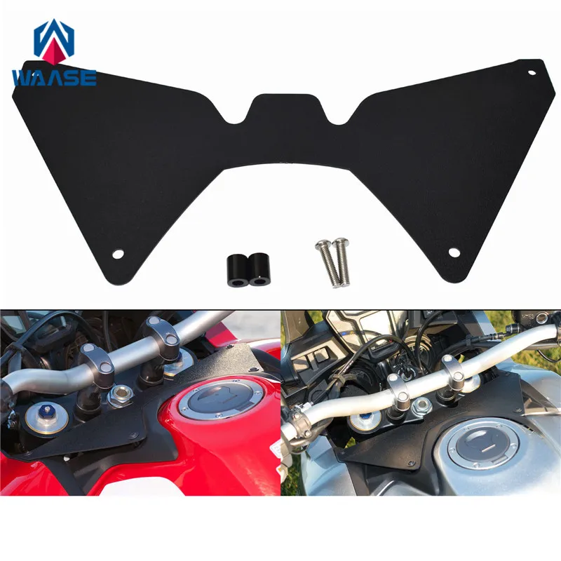 

waase Motorcycle Forkshield Updraft Wind Deflector For Honda CRF1000L Africa Twin 2016 2017 2018 2019
