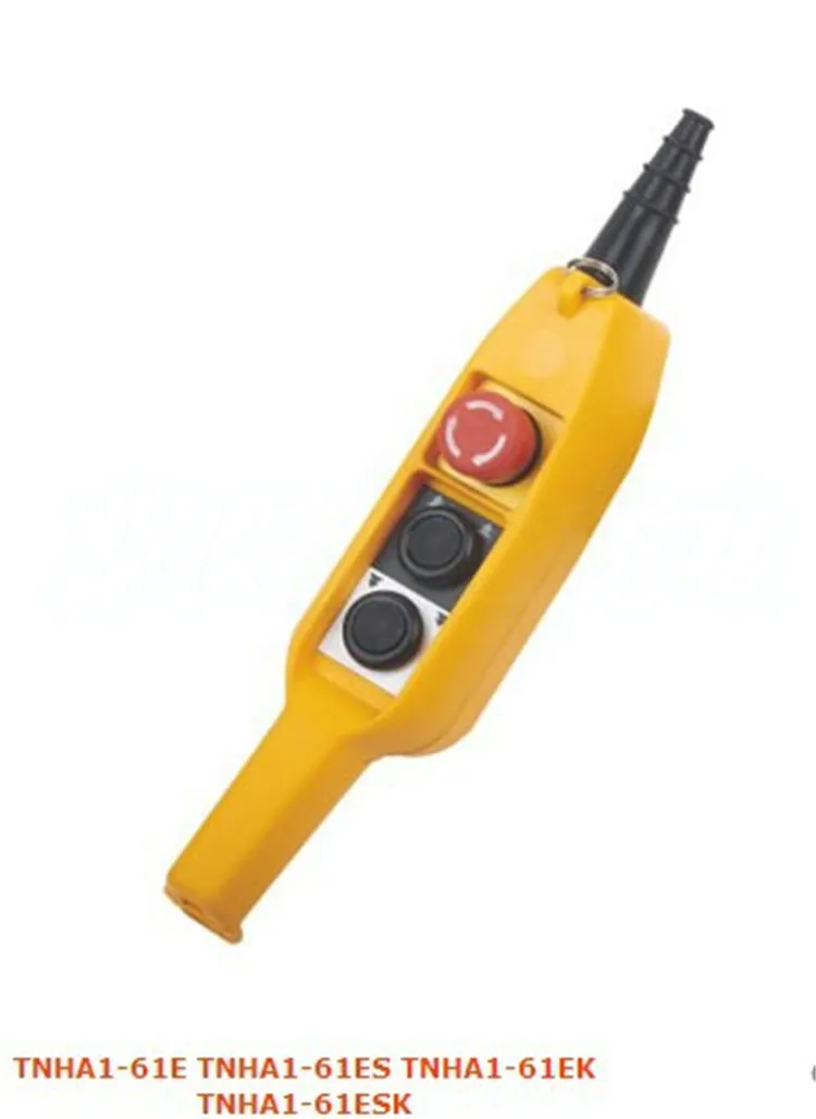 

TNHA1-61E TNHA1-61ES COB Single Double Speed Hoist Push Button Switch for Hoist Crane Control Pendant Controller