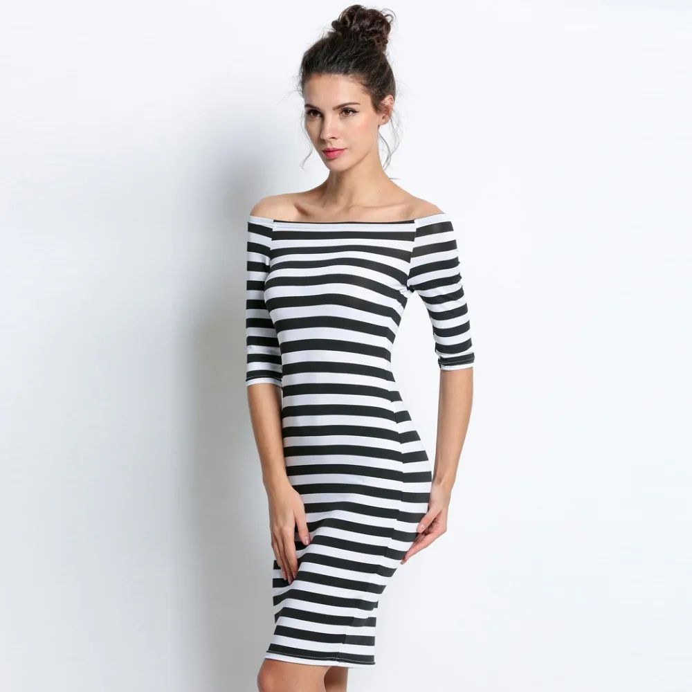 Wholesale FANALA Women Bodycon Dress Sexy Summer Dress 2017 Off Shoulder Striped Office Cotton Beach Party Clubwear Wrap Dresses MG2200 Buy Cheap FANALA Women Bodycon Dress Sexy Summer Dress 2017 Off Shoulder Striped Office Cotton Beach Party Clubwear Wrap Dresses MG2200