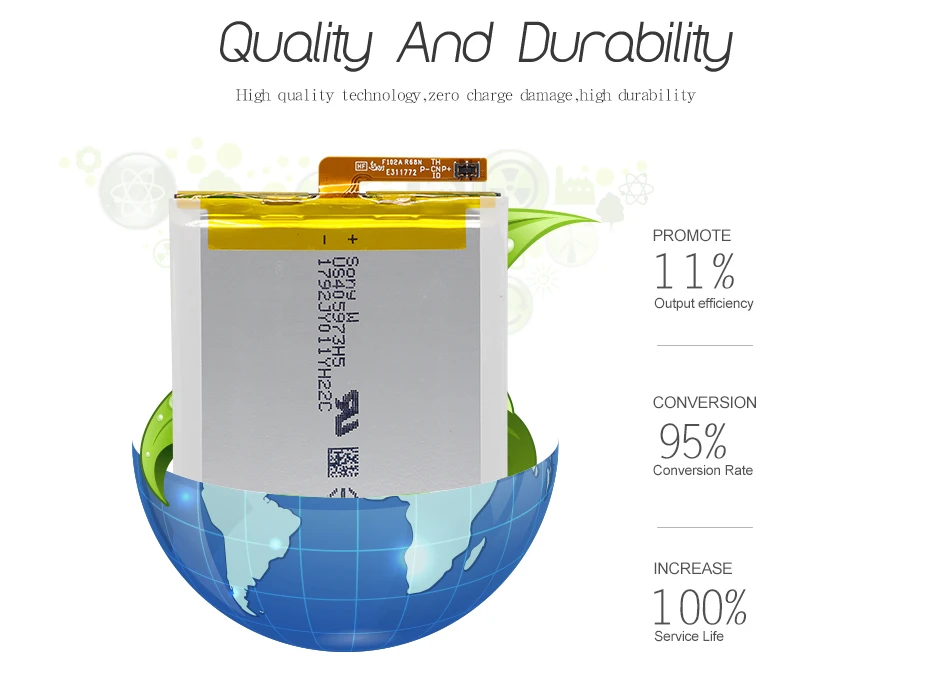 Baterie Sony 1298-9239, 2300mAh Li-Pol - Foto 12