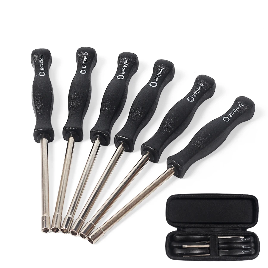 HILDA 6Pcs/Set Mini Handle Precisie Schroevendraaier Set Carburetor