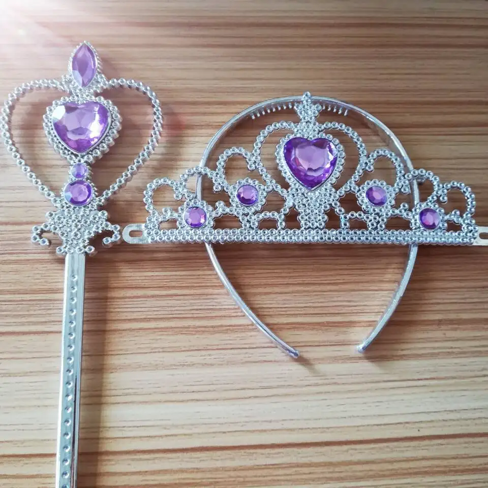 Baby Accessories cute	 2018 Girls Princess Crown Hair Accessories Bridal Crown Crystal Diamond Tiara Hoop Headband Hair Bands For Kids Party Hairbands baby essential  Baby Accessories