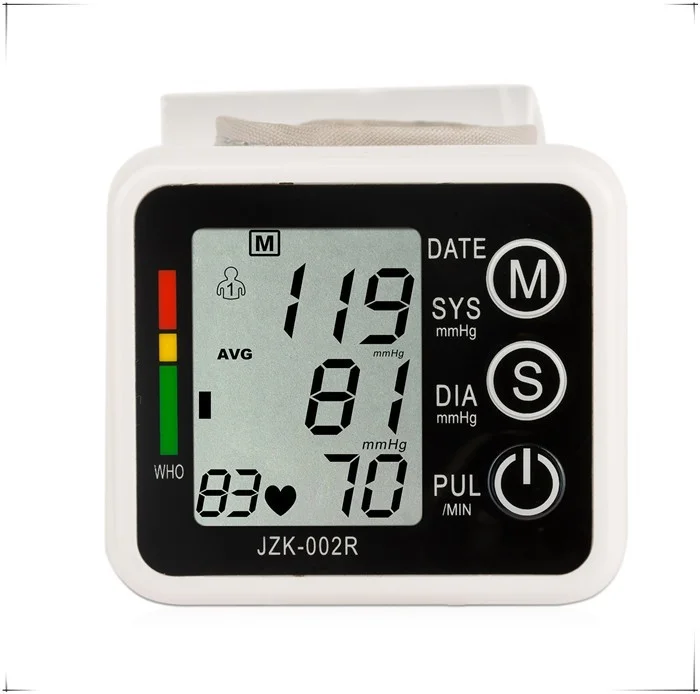 New Health Care Germany Chip Automatic Wrist Digital Blood Pressure Monitor Tonometer Meter for Measuring And Pulse Rate