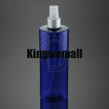 300 шт/партия емкость 500 мл пластиковая ПЭТ духи спрей бутылка-контейнер для косметики с плоским плечом