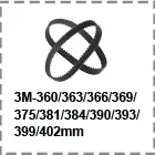 SUMRAY HTD 3M зубчатый ремень 3M-150/153/156/159/162/165/168/171/174/177 мм Шаг Длина передачи Ремни для 3M зубчатый шкив 2 шт