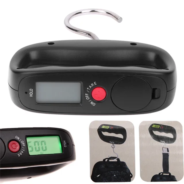 Durable Pocket Portable 50kg/10g LCD Digital Electronic Hand Held Hook