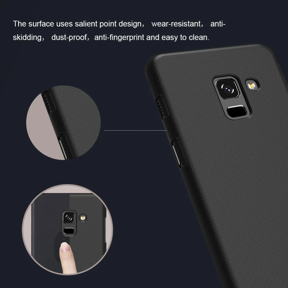 Чехол для Samsung Galaxy A8 2018 5 6 &quotNillkin матовый защитный пластиковый чехол samsung galaxy 2018|for