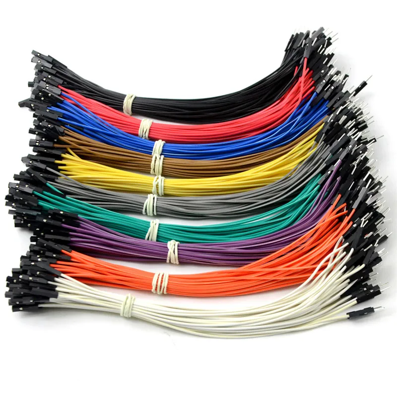 

40Pcs 20cm Female to Male Dupont Dupont Wire Random Color Jumper Cable For Arduino