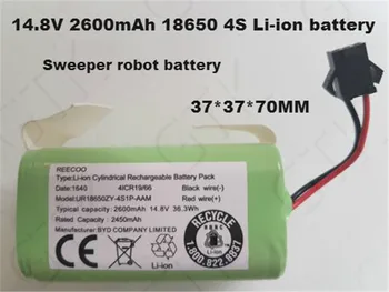 

Lithium 14.8V 2600mAh 18650 4S Li ion battery pack 2.6ah 14.8V 38.5Wh bateria for Sweeper CEN540 CR120S V780 CEN546 CR130 131