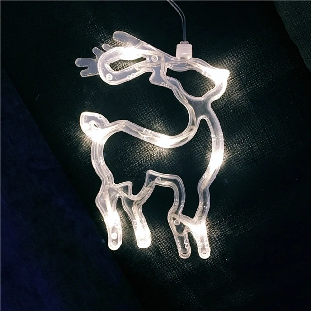Buy 8Led Christmas Deer Light 6.3in*7.5in christmas