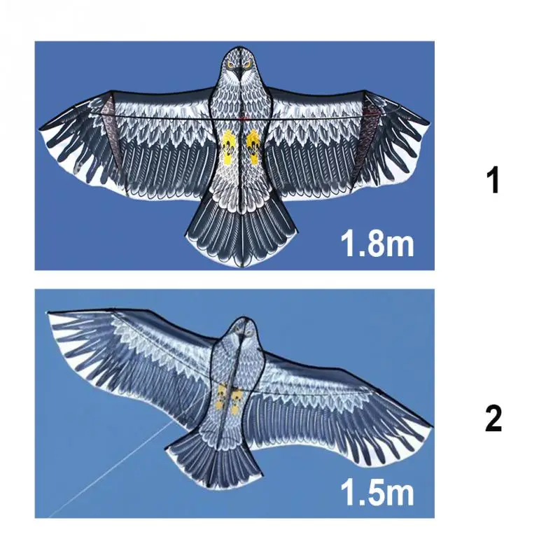 Огромный 1,5 м/1,8 м Орел воздушный змей с одним леером Новинка животные воздушные змеи детей активного отдыха родитель-ребенок игрушки