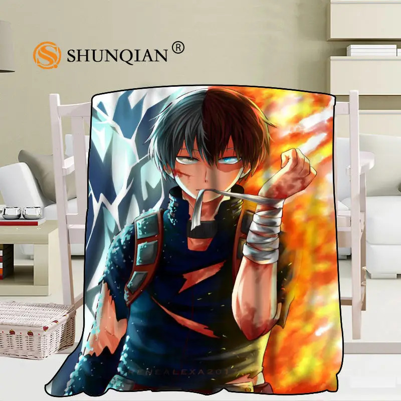 Обычай My Hero Academy одеяло смешивание ткани 56x80 дюймов 50X60inch 40X50inch диван кровать пледы
