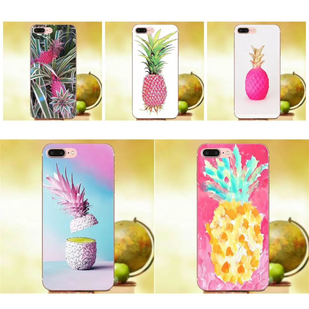 

Qdowpz Painted Cover Phone Case For Samsung Galaxy A3 A5 A7 J1 J2 J3 J5 J7 2015 2016 2017 Pink Pineapple Fruit