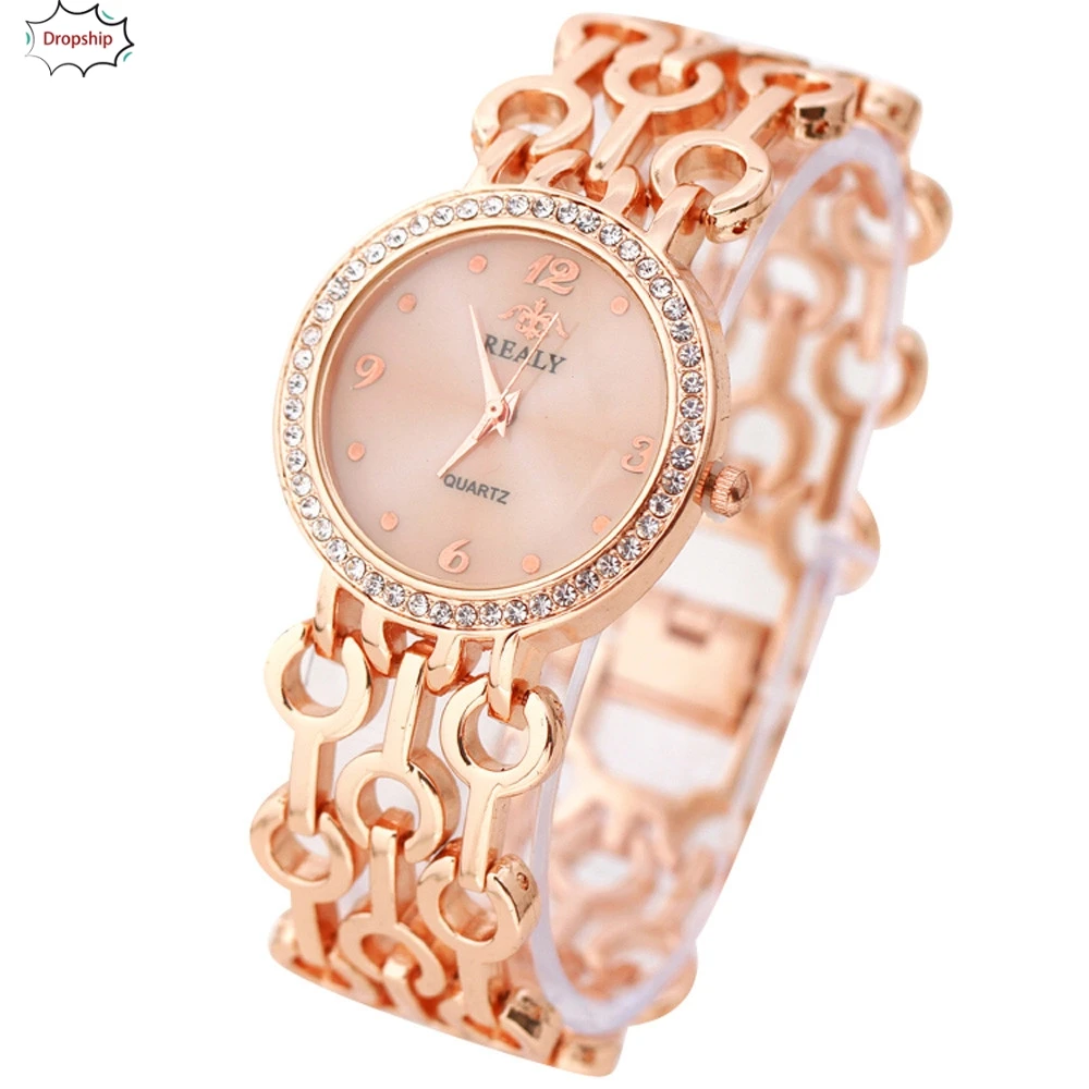 

2019 CCQ HOT Sale Fashion Fashion Strap Bracelet Watch Round Dial Bracelet Table Women 's Alloys High quality Watch 18nov6