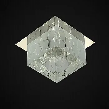 1 Light Square Modern LED K9 Crystal Ceiling Light For Living Room Lights Lighting Fixtures,Bulb Included,AC 90V~260V