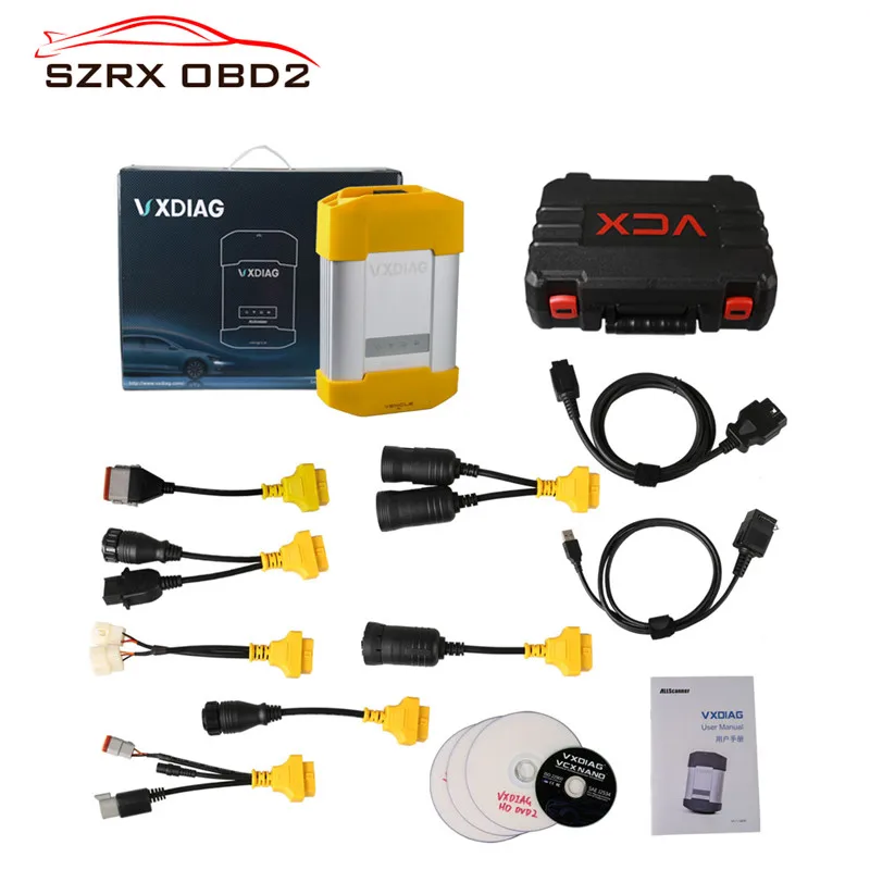 

Original VXDIAG VCX HD Heavy Duty Diesel Truck Diagnostic Tool VCX HD Diesel Truck Interface Fit For CAT,For VOLVO And More