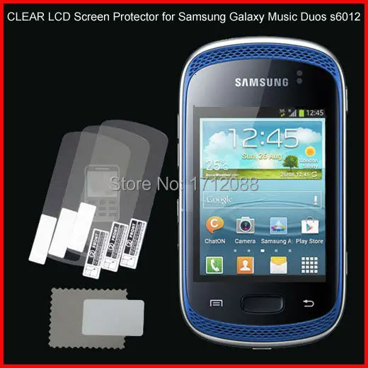 

5pcs/lot High Clear HD Screen Protector For Samsung Galaxy Music Duos S6010 S6012 Protective Screen Film