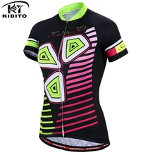 KIDITOKT Для женщин Велоспорт Джерси летние дышащие велосипедный Костюмы горный велосипед одежда для велоспорта с длинным рукавом рубашки для мальчиков