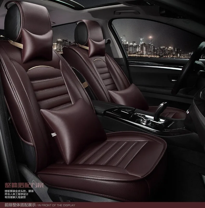 for volvo s40 s80 s60 V40 V60 XC60 XC90 waterproof black leather car