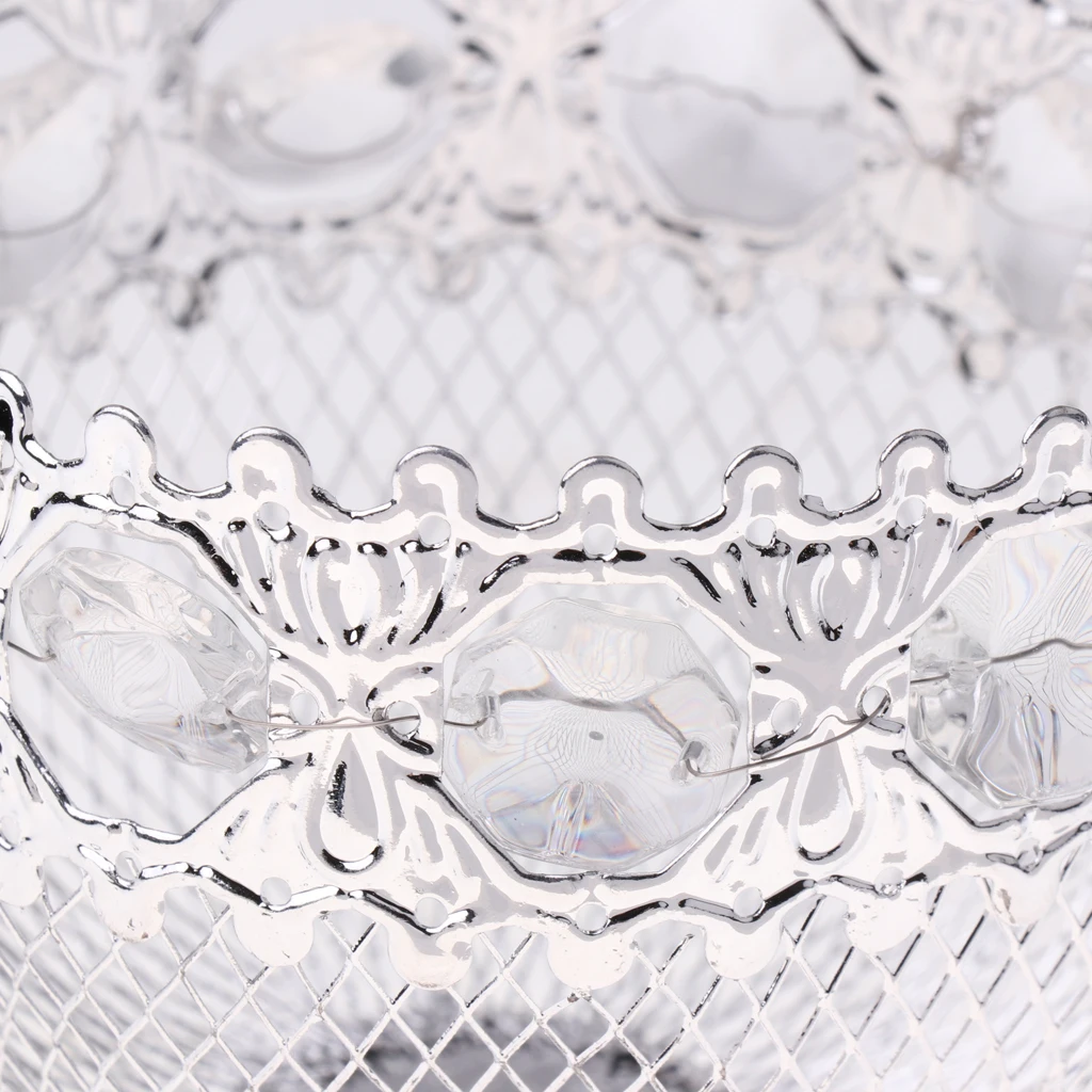 2pcs/lot Industrial Modern Chandelier Shade Lamp Ceiling Light Cage Pendant Lamp Cage Lamp Silver Color