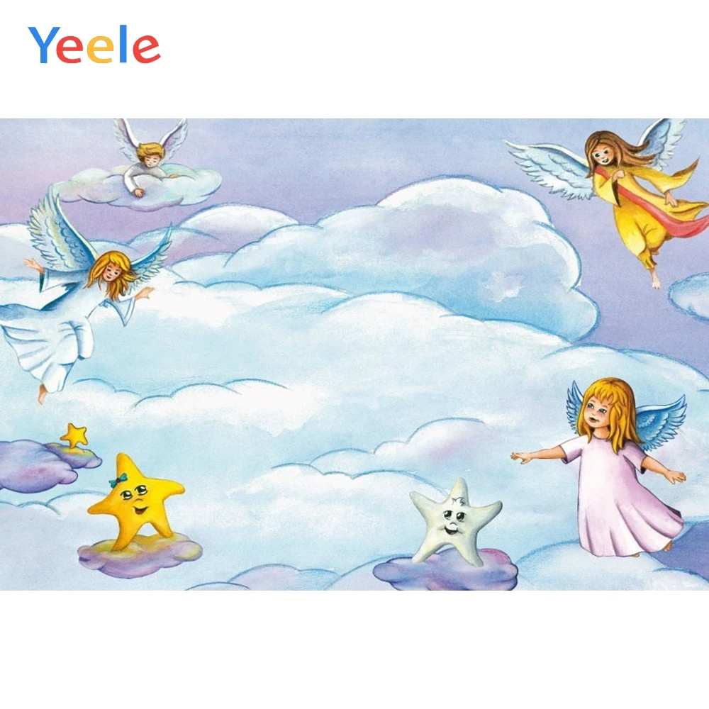 

Yeele Wonderland Angel Baby Newborn Children Birthday Party Photography Backdrop Custom Photographic Background For Photo Studio